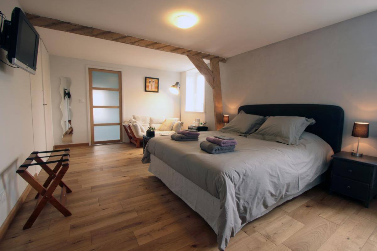 chambre d'hôtes de charme avec baignoire pour moment de